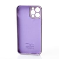 Силиконовый чехол SOFT Silicone Case для iPhone 12 Pro (с лого) глициния