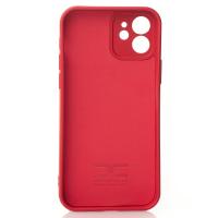 Силиконовый чехол SOFT Silicone Case для iPhone 12 (без лого) красный