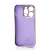 Силиконовый чехол SOFT Silicone Case для iPhone 14 Pro Max (с лого) глициния