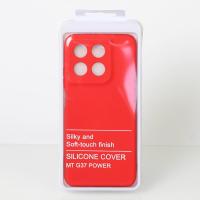 Силиконовый чехол SOFT Silicone Case для Moto G37 Power (без лого) красный