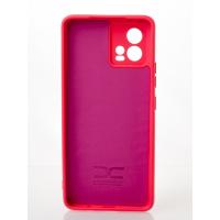 Силиконовый чехол SOFT Silicone Case для Motorola G72 (без лого) малиновый
