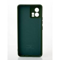 Силиконовый чехол SOFT Silicone Case для Motorola G72 (без лого) темно-зеленый