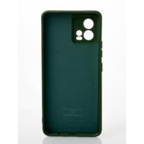 Силиконовый чехол SOFT Silicone Case для Motorola G72 (без лого) темно-зеленый