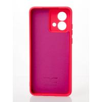 Силиконовый чехол SOFT Silicone Case для Motorola G84 (без лого) малиновый