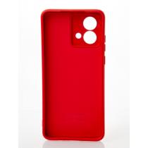 Силиконовый чехол SOFT Silicone Case для Motorola G84 (без лого) красный