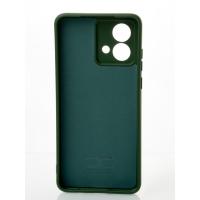 Силиконовый чехол SOFT Silicone Case для Motorola G84 (без лого) темно-зеленый
