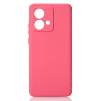 Силиконовый чехол SOFT Silicone Case для Motorola Edge 40 Neo (без лого) малиновый