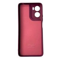 Силиконовый чехол SOFT Silicone Case для Motorola G06 Power (без лого) бордовый