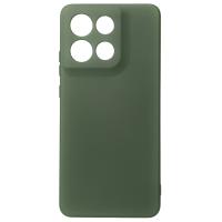 Силиконовый чехол SOFT Silicone Case для Motorola G86 (без лого) темно-зеленый