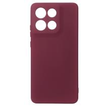 Силиконовый чехол SOFT Silicone Case для Motorola G86 (без лого) бордовый