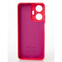 Силіконовий чохол SOFT Silicone Case для телефону Realme C55 (без лого) малиновий