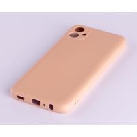 Силиконовый чехол SOFT Silicone Case для Samsung A04e (без лого) пудра