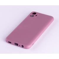 Силиконовый чехол SOFT Silicone Case для Samsung A04e (без лого) лаванда