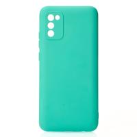 Силиконовый чехол SOFT Silicone Case для Samsung A02S/M02S (без лого) бирюза