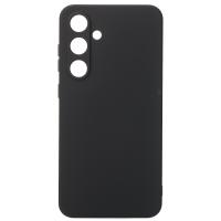 Силиконовый чехол SOFT Silicone Case для Samsung S24 FE (без лого) черный