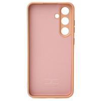 Силиконовый чехол SOFT Silicone Case для Samsung S24 FE (без лого) пудра