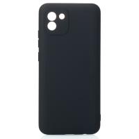 Силиконовый чехол SOFT Silicone Case для Samsung A03 (без лого) черный