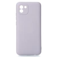 Силиконовый чехол SOFT Silicone Case для Samsung A03 (без лого) глициния
