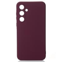 Силиконовый чехол SOFT Silicone Case для Samsung A35 (без лого) бордовый