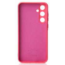 Силиконовый чехол SOFT Silicone Case для Samsung A35 (без лого) малиновый