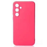 Силиконовый чехол SOFT Silicone Case для Samsung A35 (без лого) малиновый