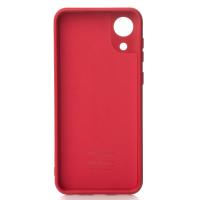 Силиконовый чехол SOFT Silicone Case для Samsung A03 Core (без лого) красный