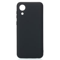 Силиконовый чехол SOFT Silicone Case для Samsung A03 Core (без лого) черный