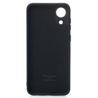 Силиконовый чехол SOFT Silicone Case для Samsung A03 Core (без лого) черный