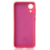 Силиконовый чехол SOFT Silicone Case для Samsung A03 Core (без лого) малиновый