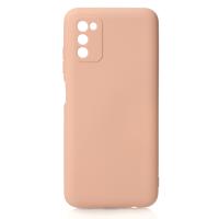 Силиконовый чехол SOFT Silicone Case для Samsung A03S (без лого) пудра