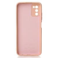 Силиконовый чехол SOFT Silicone Case для Samsung A03S (без лого) пудра