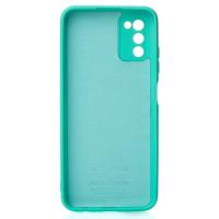 Силиконовый чехол SOFT Silicone Case для Samsung A03S (без лого) бирюза
