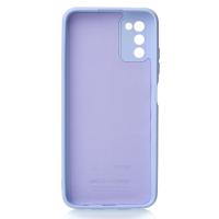 Силиконовый чехол SOFT Silicone Case для Samsung A03S (без лого) фиалковый