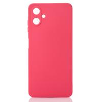 Силиконовый чехол SOFT Silicone Case для Samsung A06 (без лого) малиновый
