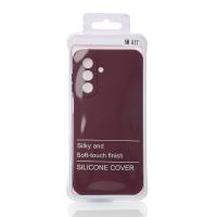 Силиконовый чехол SOFT Silicone Case для Samsung A17 (без лого) бордовый