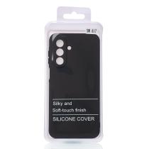 Силиконовый чехол SOFT Silicone Case для Samsung A17 (без лого) черный