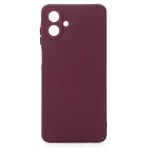 Силиконовый чехол SOFT Silicone Case для Samsung A07 (без лого) бордовый