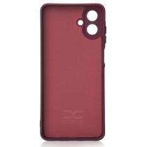 Силиконовый чехол SOFT Silicone Case для Samsung A07 (без лого) бордовый