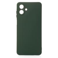 Силиконовый чехол SOFT Silicone Case для Samsung A07 (без лого) темно-зеленый