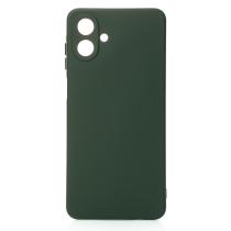 Силиконовый чехол SOFT Silicone Case для Samsung A07 (без лого) темно-зеленый