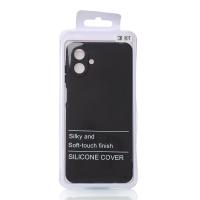 Силиконовый чехол SOFT Silicone Case для Samsung A07 (без лого) черный