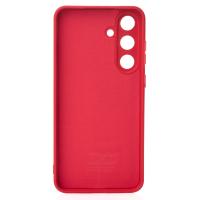 Силиконовый чехол SOFT Silicone Case для Samsung S25 FE (без лого) красный