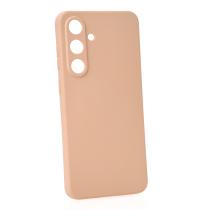 Силіконовий чохол SOFT Silicone Case для телефону Samsung S25 FE (без лого) пудра