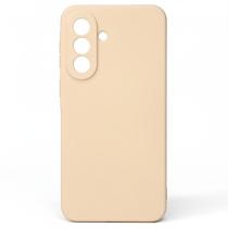 Силиконовый чехол SOFT Silicone Case для Samsung A37 (без лого) пудра