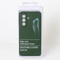 Силиконовый чехол SOFT Silicone Case для Samsung A27 (без лого) темно-зеленый