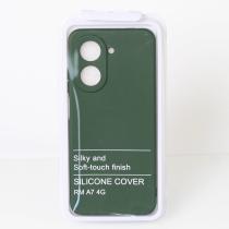 Силиконовый чехол SOFT Silicone Case для Xiaomi Redmi A7 4G темно-зеленый