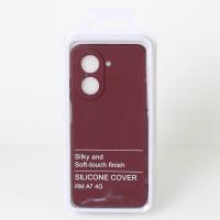 Силиконовый чехол SOFT Silicone Case для Xiaomi Redmi A7 4G бордовый