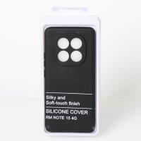 Силиконовый чехол SOFT Silicone Case для Xiaomi Redmi Note 15 4G (без лого) черный