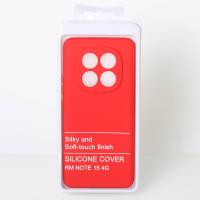 Силиконовый чехол SOFT Silicone Case для Xiaomi Redmi Note 15 4G (без лого) красный