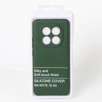 Силиконовый чехол SOFT Silicone Case для Xiaomi Redmi Note 15 4G (без лого) темно-зеленый